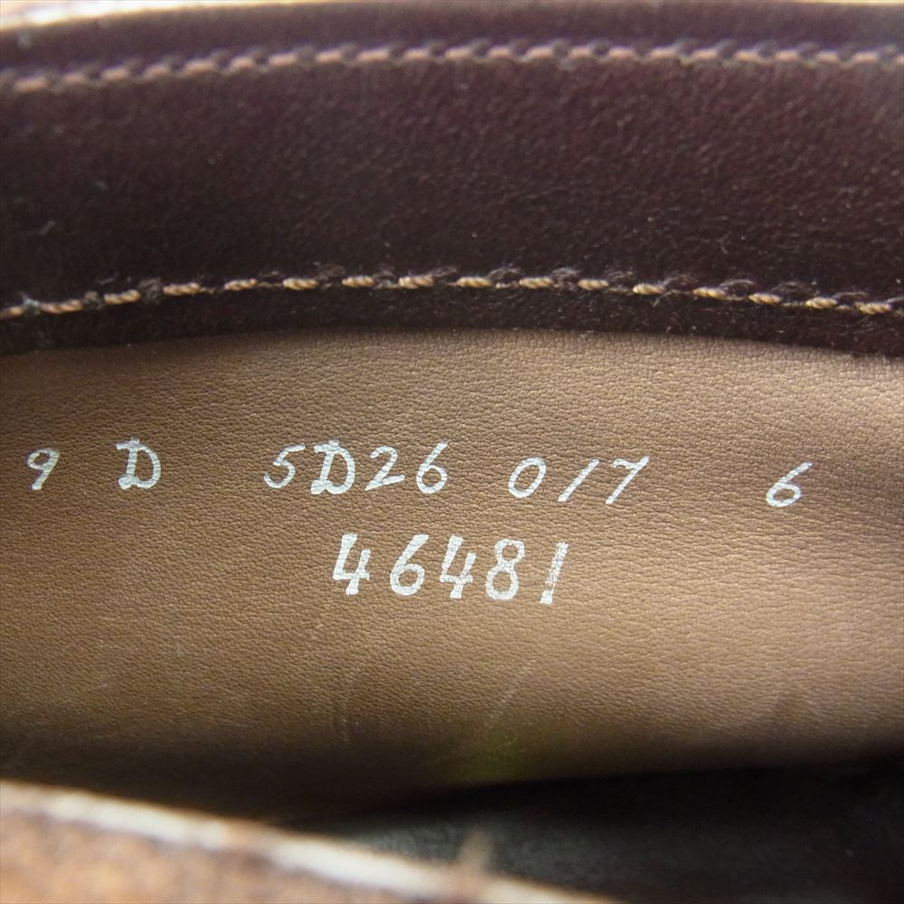 ALDEN オールデン 46481 BROOKS BROTHERS ブルックスブラザーズ スエード チャッカブーツ ブラウン系 9D【極上美品】【中古】