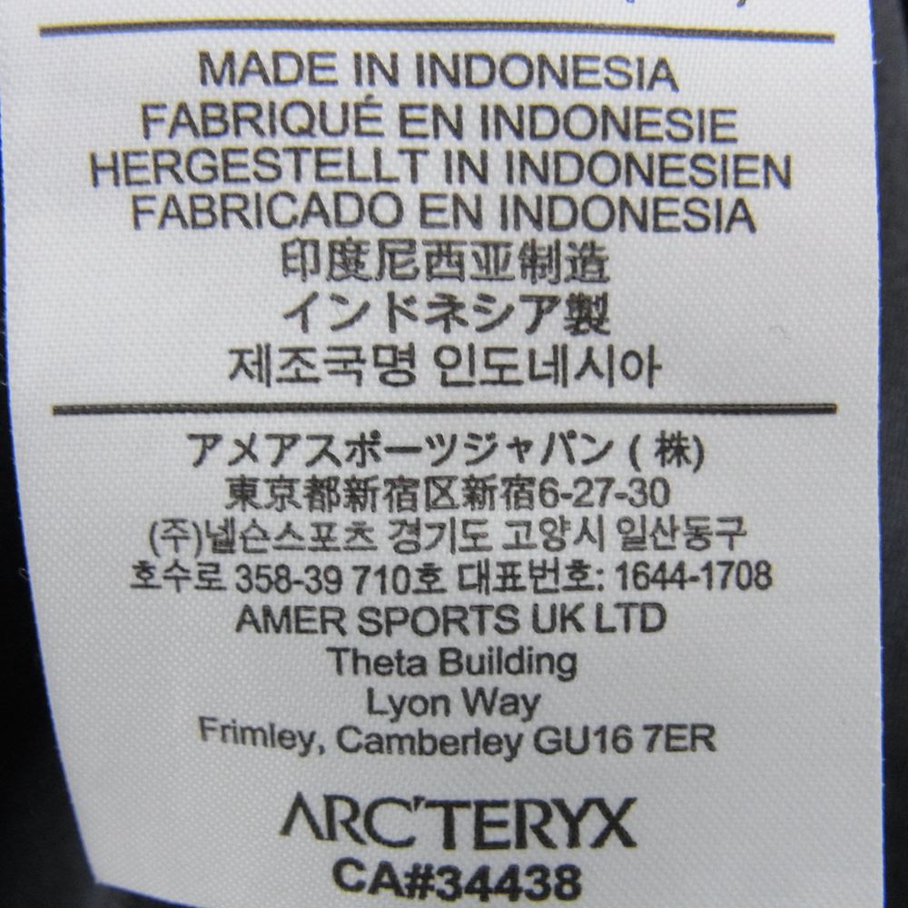 ARC'TERYX アークテリクス ERIS Polo エリス ポロシャツ ブラック系 XXL【中古】