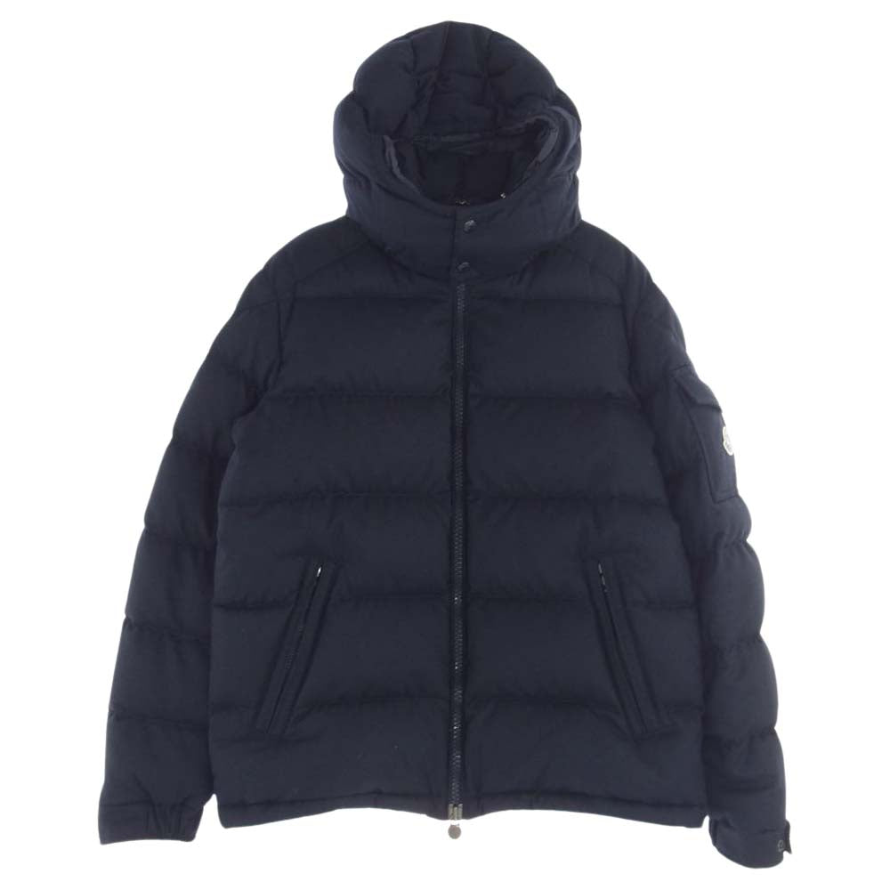 MONCLER モンクレール Montgenevre モンジュネーブル ウール ダウン ジャケット ネイビー ネイビー系 4【中古】