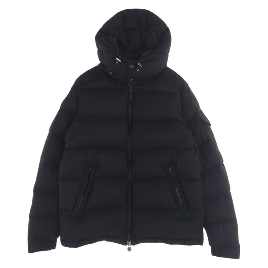 MONCLER モンクレール Montgenevre モンジュネーブル ウール ダウン ジャケット ブラック ブラック系 4【中古】