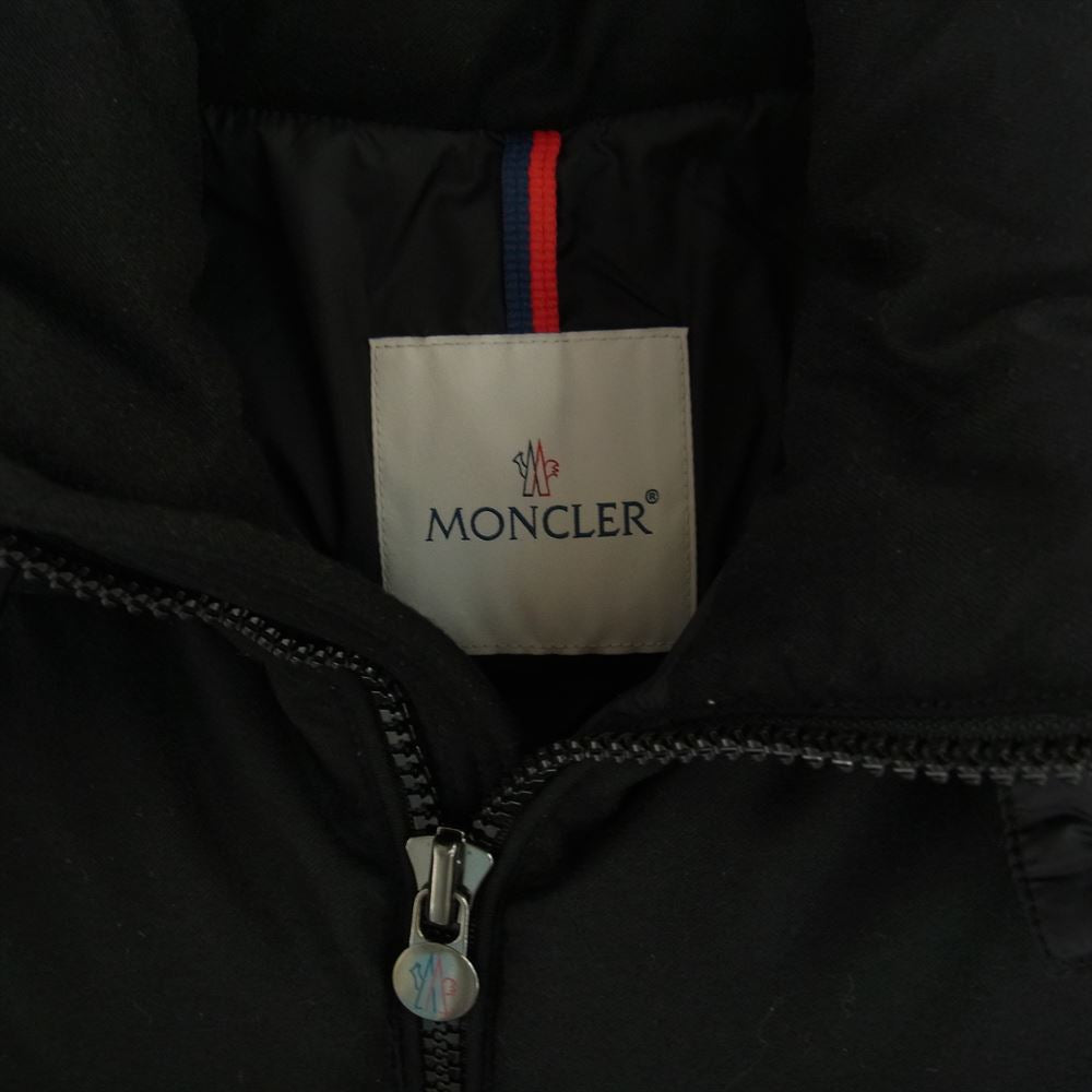 MONCLER モンクレール Montgenevre モンジュネーブル ウール ダウン ジャケット ブラック ブラック系 4【中古】