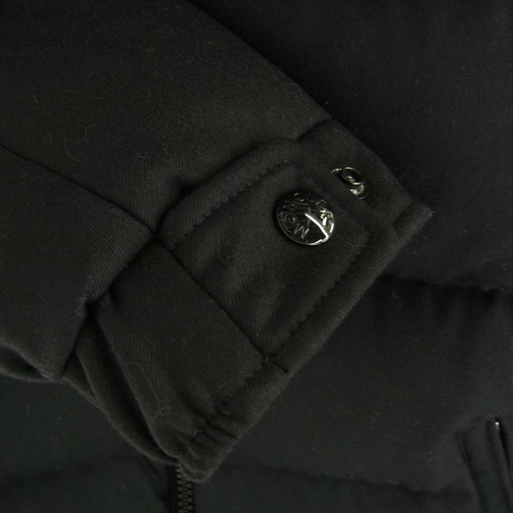 MONCLER モンクレール Montgenevre モンジュネーブル ウール ダウン ジャケット ブラック ブラック系 4【中古】