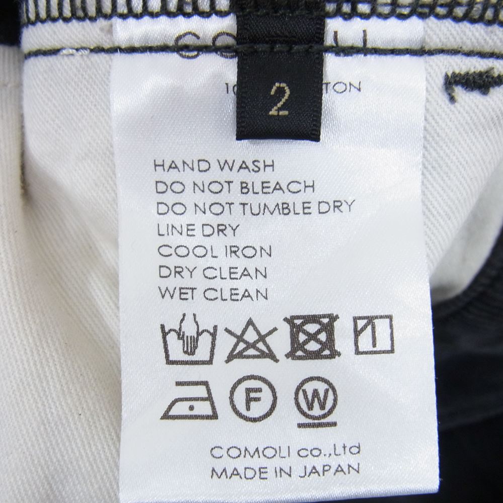 COMOLI コモリ 21AW U03-03010 コーデュロイ 5P パンツ グレー系 2