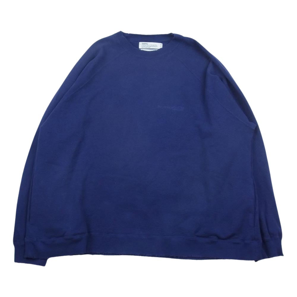 ダイリク 22SS C-3 Boymeets Girl Pullover Sweter クルーネック スウェット パープル系 L【中古】