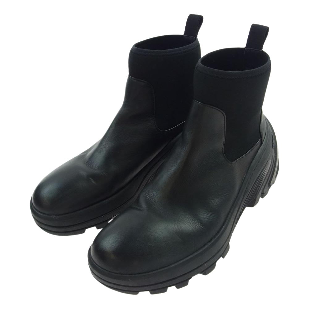アリクス Chunky Chelsea Boots チャンキー チェルシーブーツ ブラック系 43インチ【中古】
