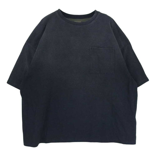 KAPITAL キャピタル EK-1112 BONE 2 TONE REMAKE BIG TEE ボーンプリント 2トーン リメイク ビッグ 半袖 Tシャツ チャコール系 F【中古】
