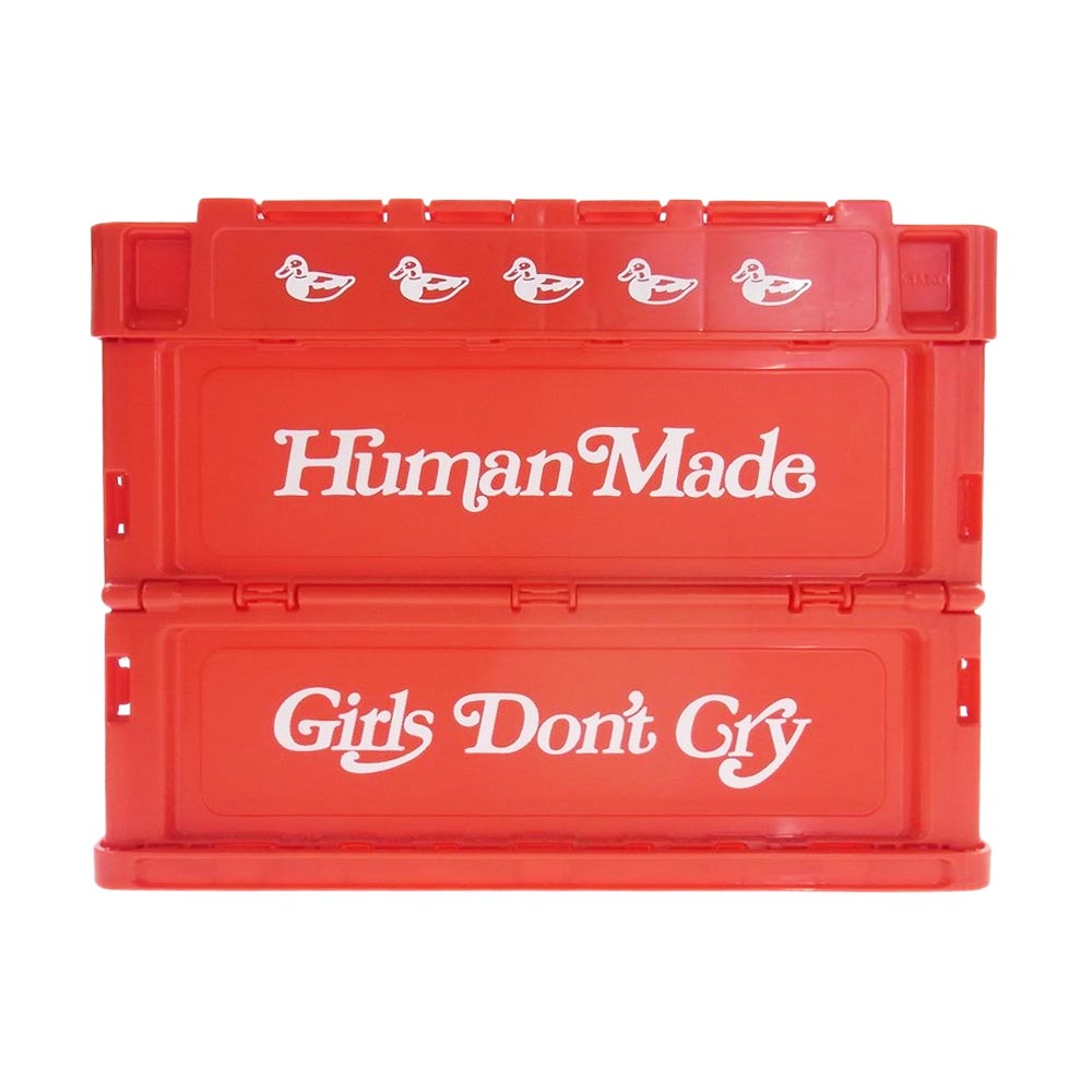 HUMAN MADE ヒューマンメイド Girls Don't Cry CONTAINER 20L ガールズドントクライ 折り畳み コンテナ レッド系【中古】
