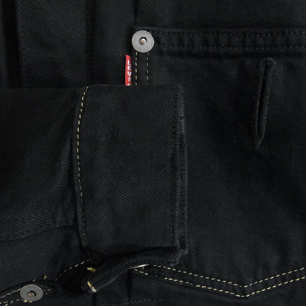 Levi's リーバイス 44506-0002 日本製 S506XX 大戦モデル復刻 1st ブラック デニムジャケット Gジャン デニムジャケット ブラック系 40【中古】