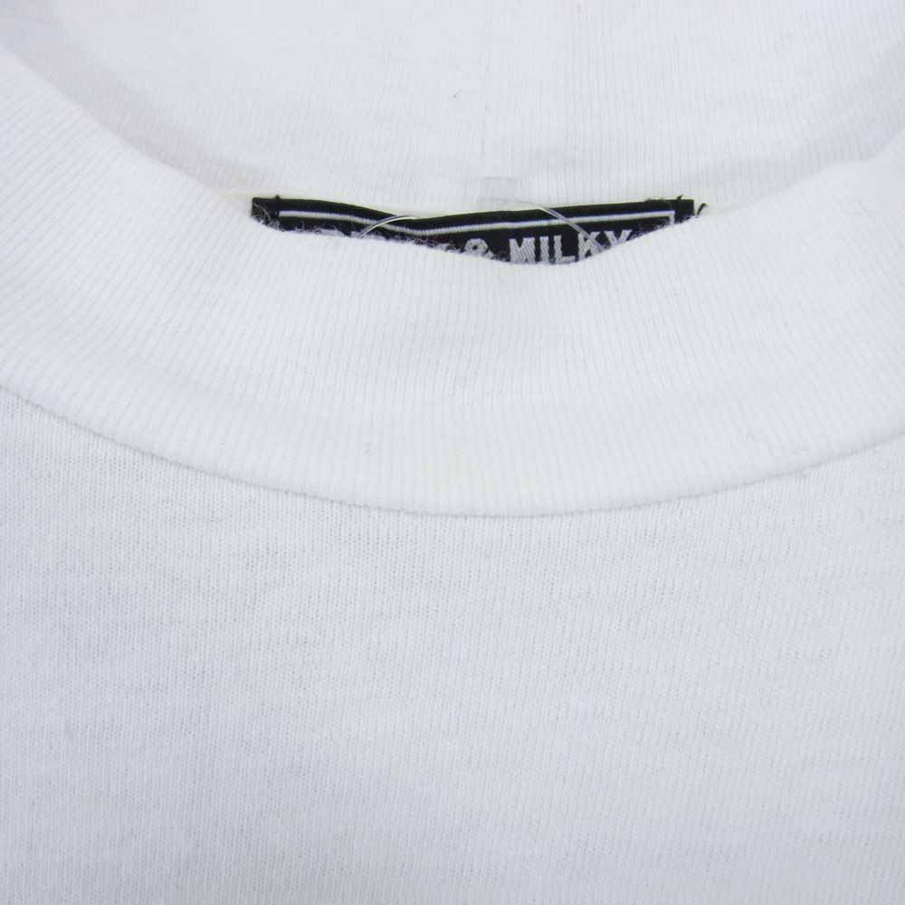 HYSTERIC GLAMOUR ヒステリックグラマー 23SS 02223CL18 RIDING X ロゴ 長袖 Tシャツ ホワイト系 L【中古】