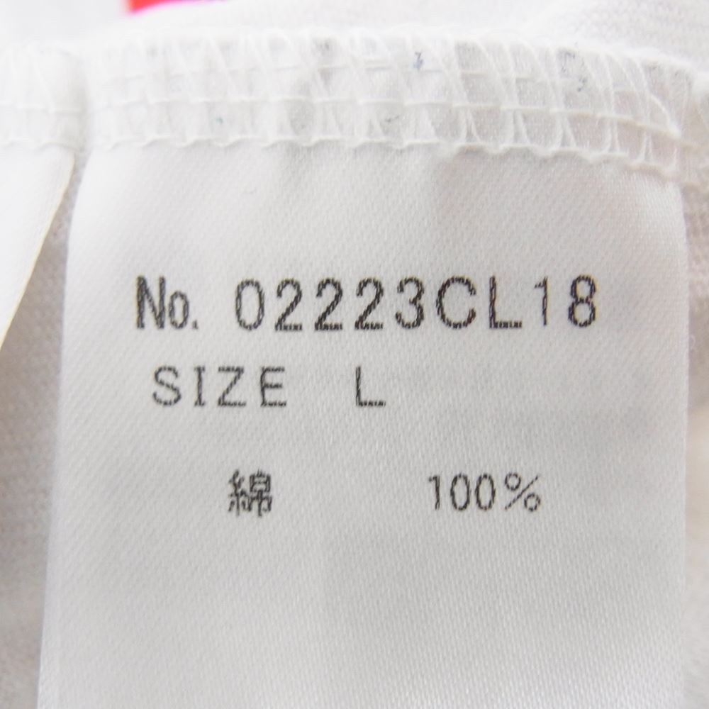 HYSTERIC GLAMOUR ヒステリックグラマー 23SS 02223CL18 RIDING X ロゴ 長袖 Tシャツ ホワイト系 L【中古】