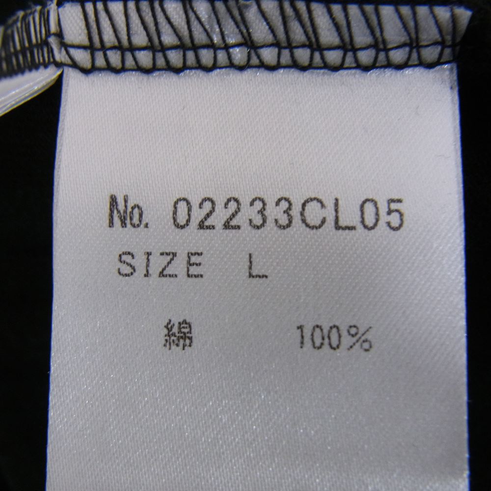 HYSTERIC GLAMOUR ヒステリックグラマー 23AW 02233CL05 MOTOR CITY FEVER ガール ロゴ 長袖 Tシャツ ブラック系 L【新古品】【未使用】【中古】