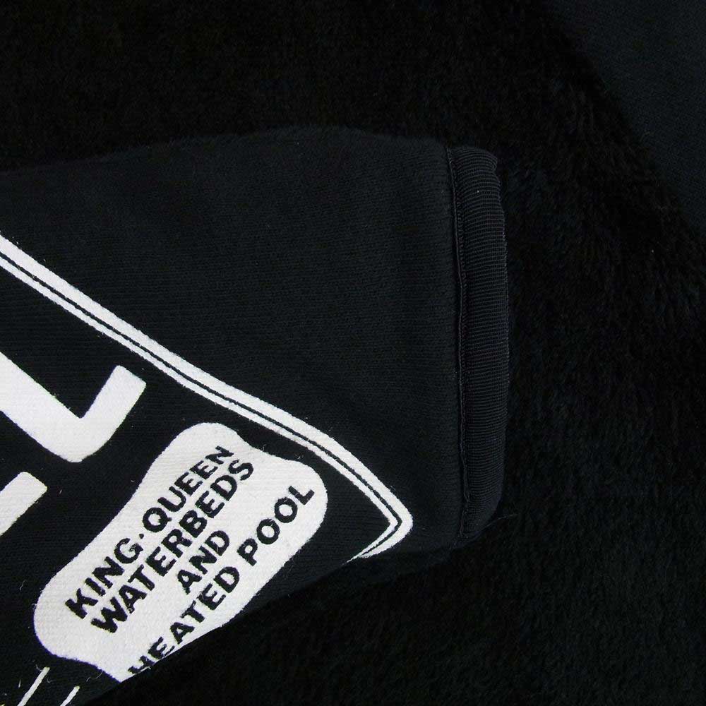 HYSTERIC GLAMOUR ヒステリックグラマー 23AW 02233CJ01 HYS SCRATCH スタンドカラー フリース ジャケット ブラック系 L【極上美品】【中古】