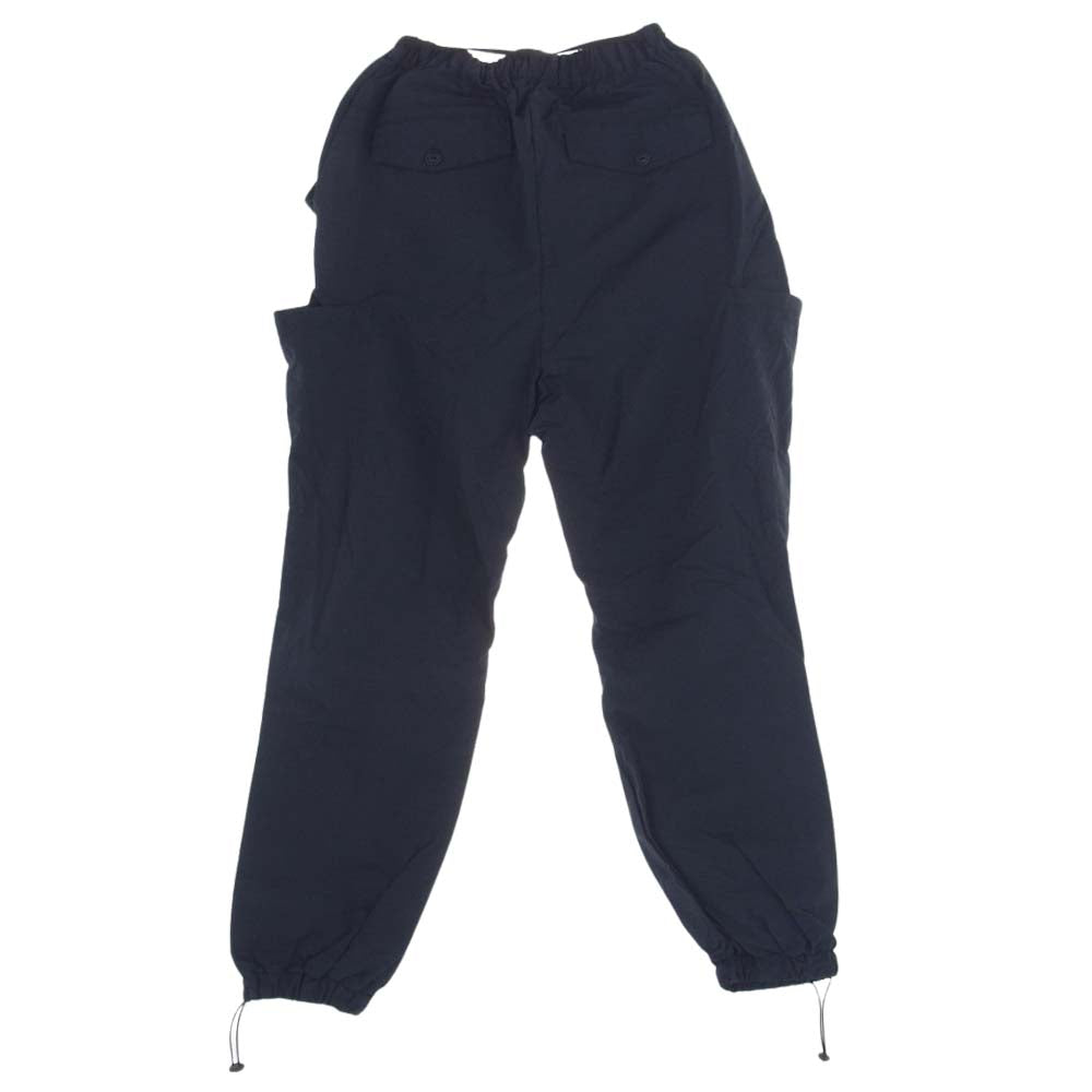 ソロヴ 23SS SO-23SS-TOP-09 SO-23SS-PT-09  ナイロン キャミソール トップス イージー カーゴパンツ ジョガーパンツ セットアップ ネイビー系【中古】