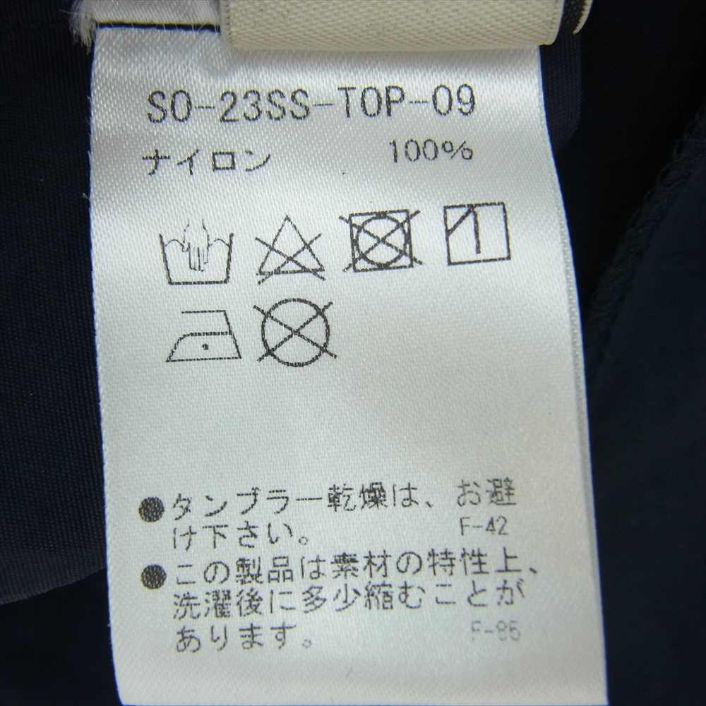 ソロヴ 23SS SO-23SS-TOP-09 SO-23SS-PT-09  ナイロン キャミソール トップス イージー カーゴパンツ ジョガーパンツ セットアップ ネイビー系【中古】