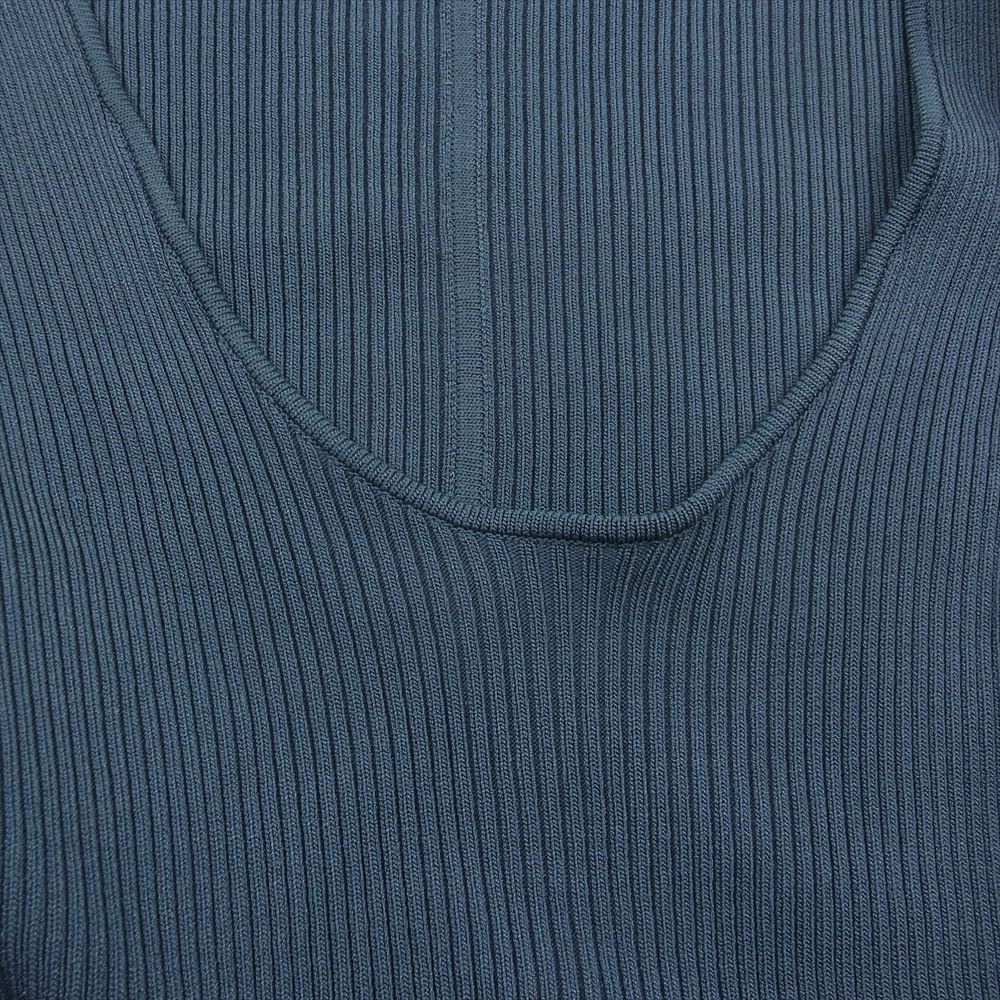 フレイアイディー 23AW FWNO234122 2023年秋冬 フレアスカートコンビニットワンピース ブルー系 F【中古】
