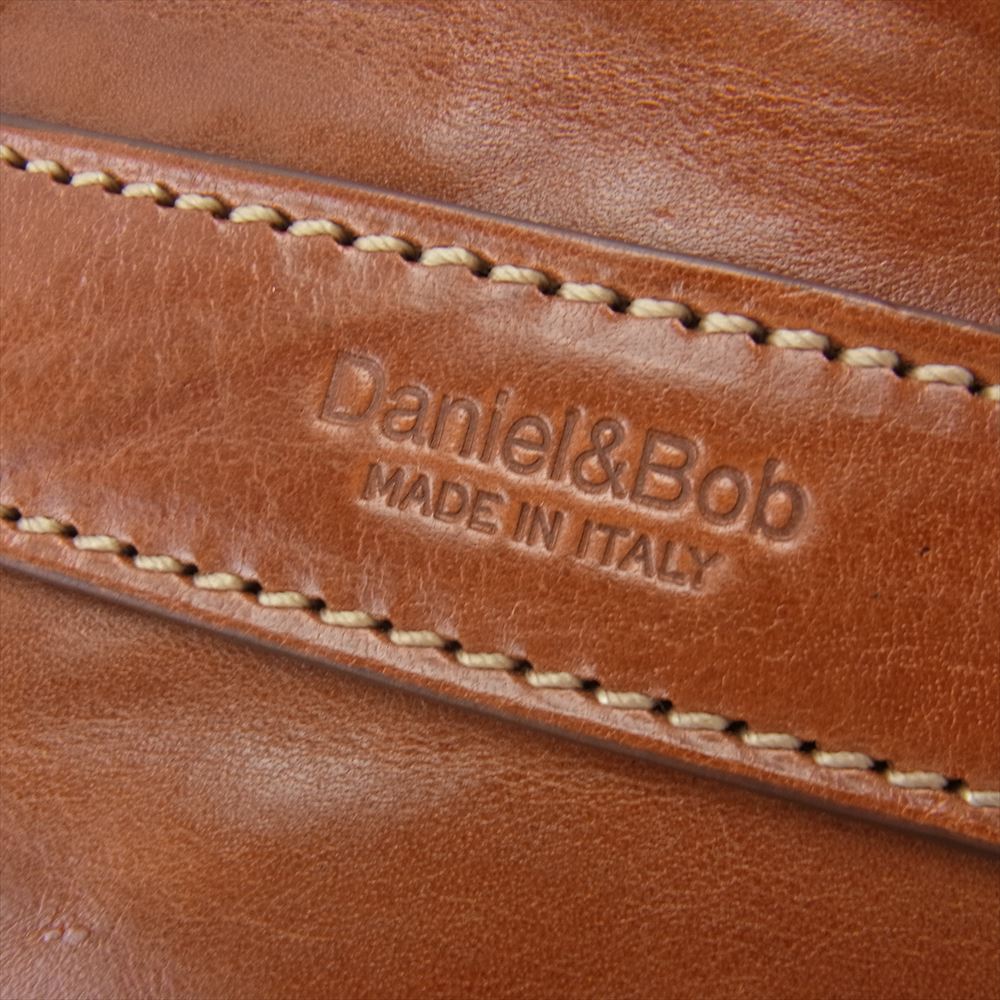 Daniel & Bob ダニエルアンドボブ U500-37 2WAY レザー ショルダーバッグ トートバッグ  ライトブラウン系【新古品】【未使用】【中古】