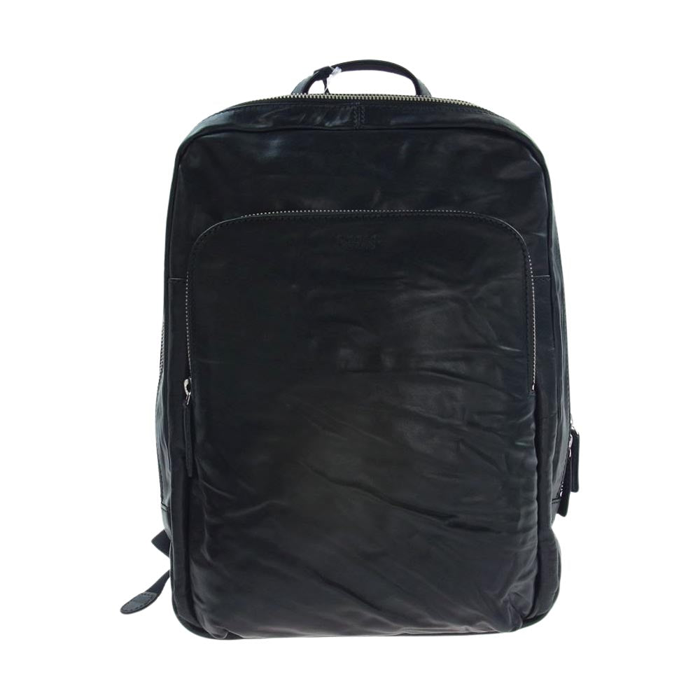 Daniel & Bob ダニエルアンドボブ U578-27 ZZ BACKPACK.27 ジージーバックパック ハンドシュリンクレザー リュック ブラック系【新古品】【未使用】【中古】