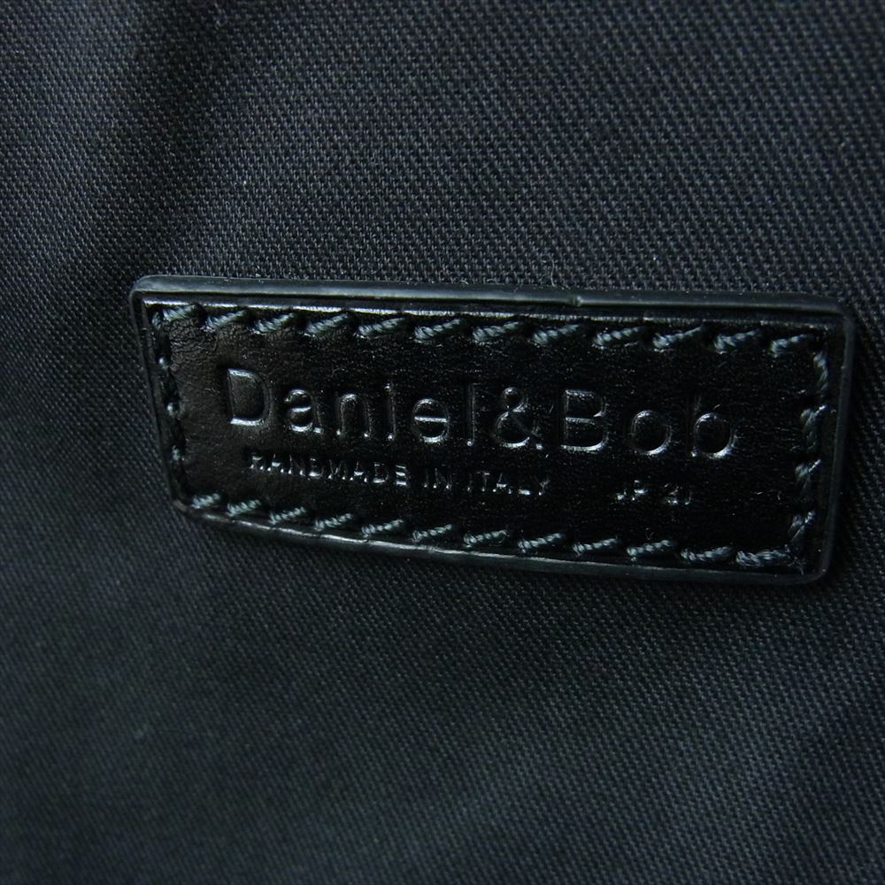 Daniel & Bob ダニエルアンドボブ U578-27 ZZ BACKPACK.27 ジージーバックパック ハンドシュリンクレザー リュック ブラック系【新古品】【未使用】【中古】