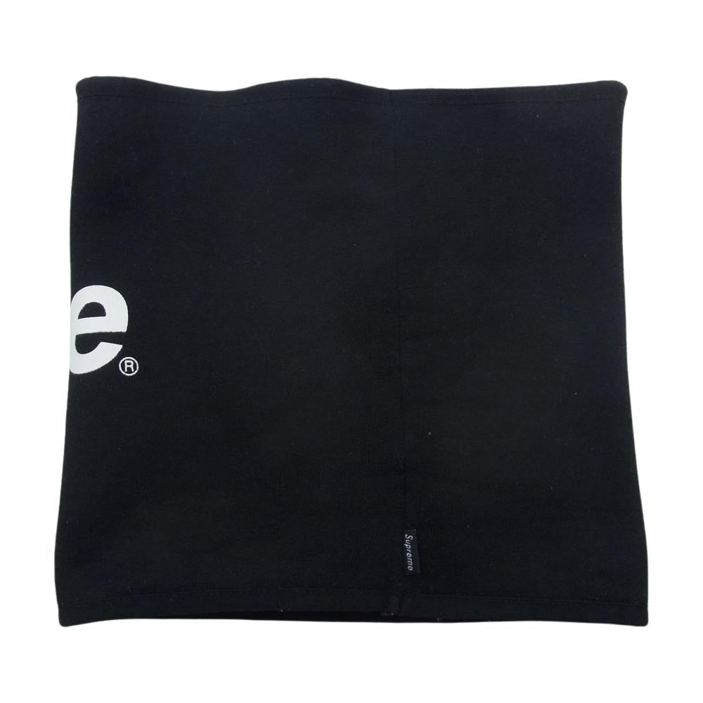 Supreme シュプリーム 15AW Fleece Neck Gaiter ロゴ フリース ネックウォーマー ブラック系【中古】