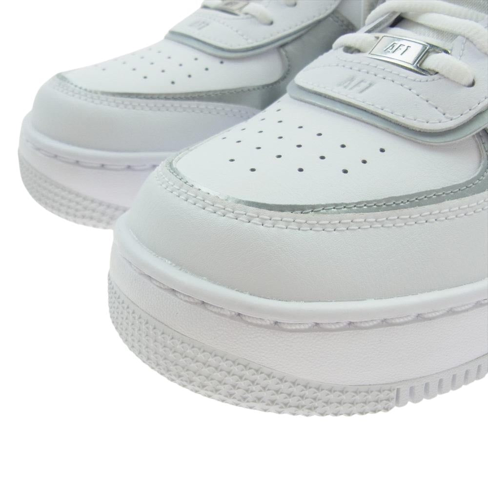 NIKE ナイキ CI0919-119 WMNS Air Force1 AF1 Shadow White/Metalic Silver ウィメンズ エアフォースワン シャドウ スニーカー ホワイト系 28cm【美品】【中古】