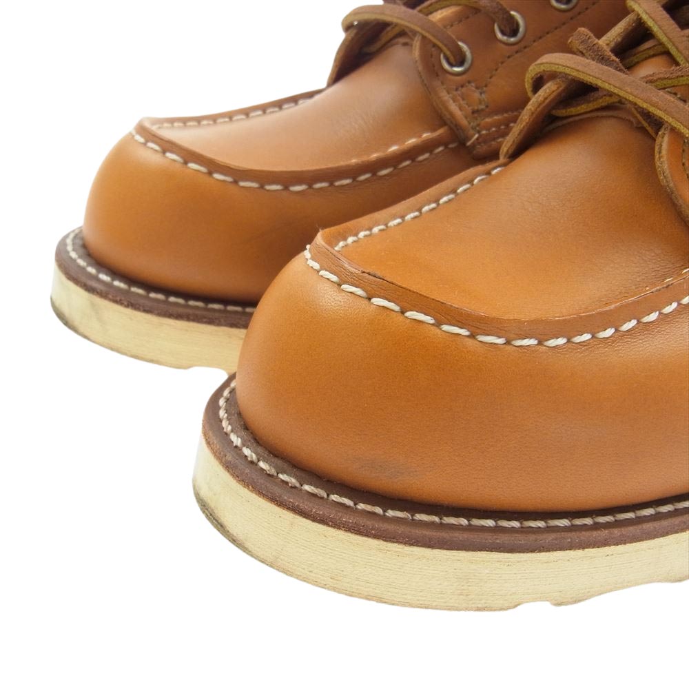 RED WING レッドウィング 9875 Irish Setter アイリッシュセッター 犬タグ復刻 レースアップブーツ ゴールドラセット ライトブラウン系 US 8E（26cm）【中古】