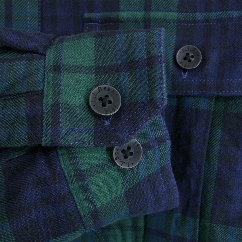 L.L.Bean エルエルビーン 298234 コットン チェック 中綿 ジャケット ネイビー系 M【中古】