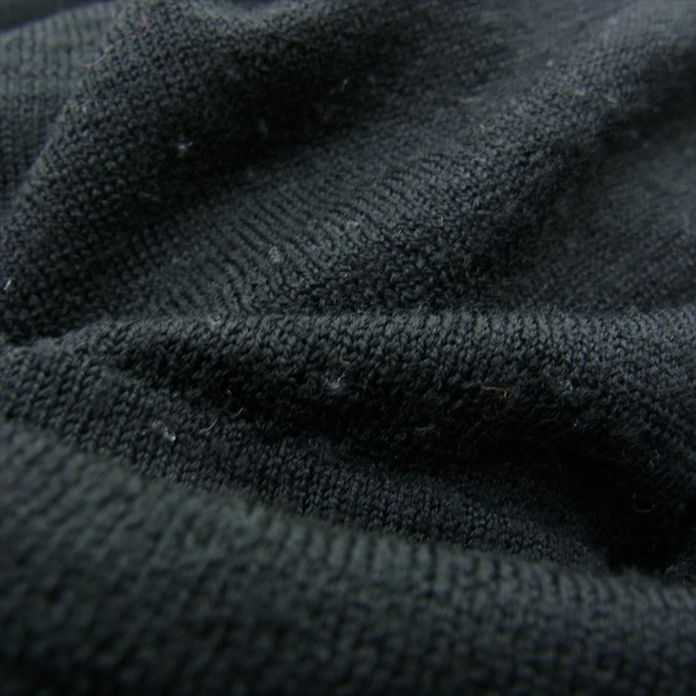 Rick Owens リックオウエンス RP2602 Soft Wool Cardigan メリノウール ドレープ カーディガン ブラック系 XS【中古】