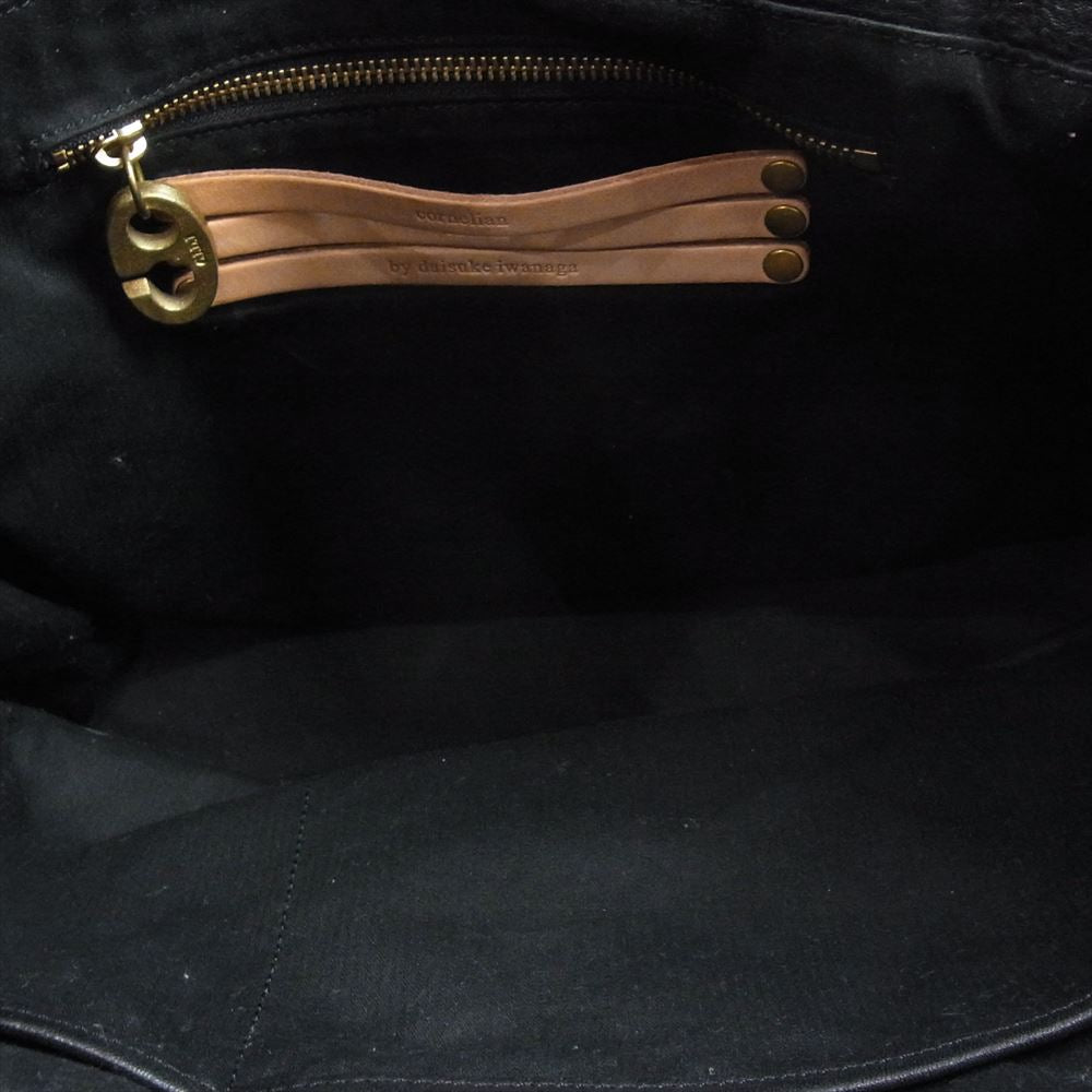 コーネリアンタウラス オールレザー トートバッグ ブラック系【中古】