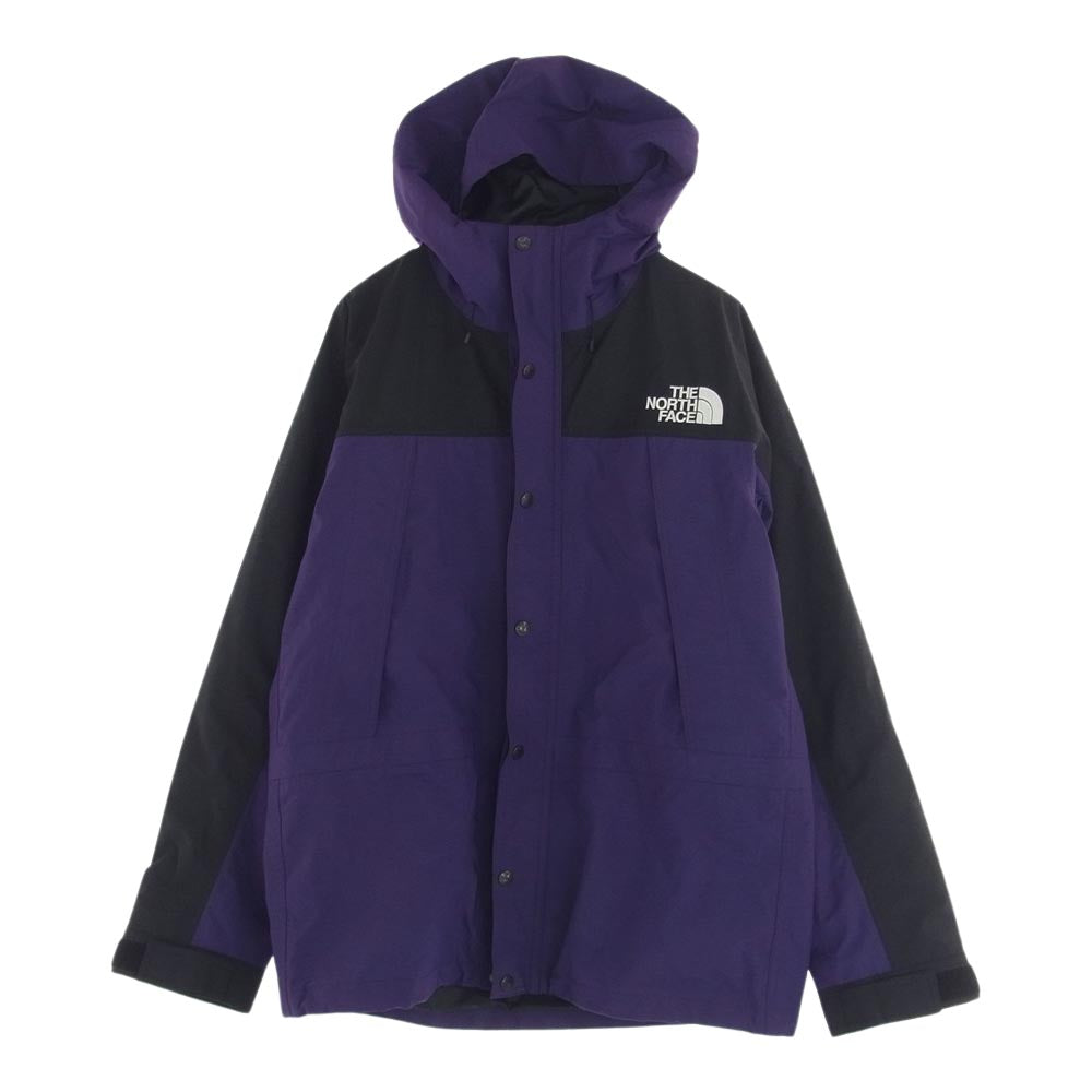THE NORTH FACE ノースフェイス NP11834 Mountain Light Jacket GORE-TEX マウンテンライト ジャケット ゴアテックス ディープパワーパープル パープル系 ブラック系 XL【中古】