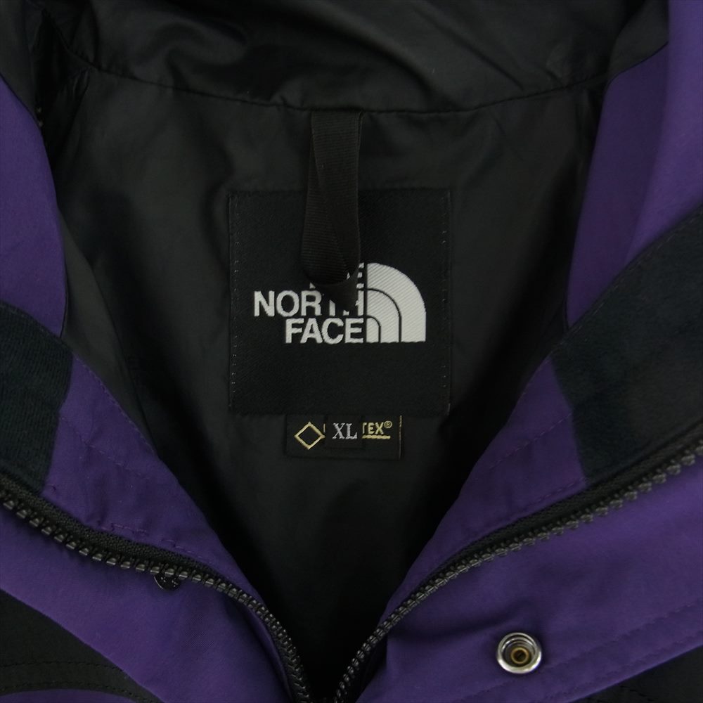 THE NORTH FACE ノースフェイス NP11834 Mountain Light Jacket GORE-TEX マウンテンライト ジャケット ゴアテックス ディープパワーパープル パープル系 ブラック系 XL【中古】