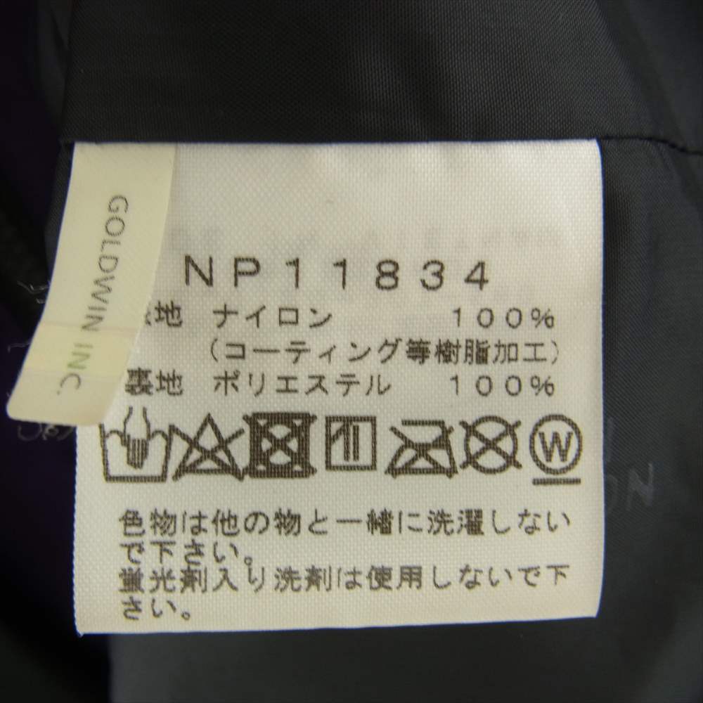 THE NORTH FACE ノースフェイス NP11834 Mountain Light Jacket GORE-TEX マウンテンライト ジャケット ゴアテックス ディープパワーパープル パープル系 ブラック系 XL【中古】