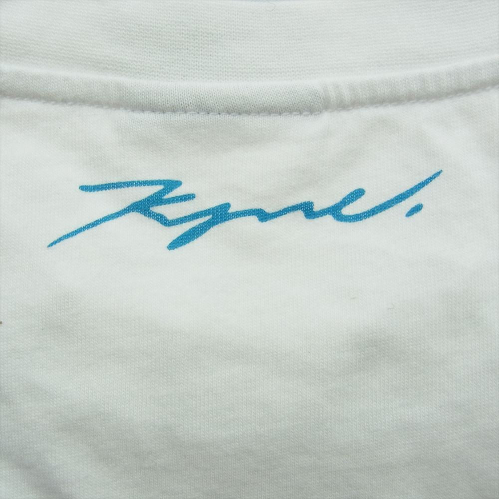 adidas アディダス HA9996 2J0001 × KYNE GRAPHIC T KYNE キネ プリント グラフィック クルーネック 半袖 Tシャツ ホワイト系 XS【中古】