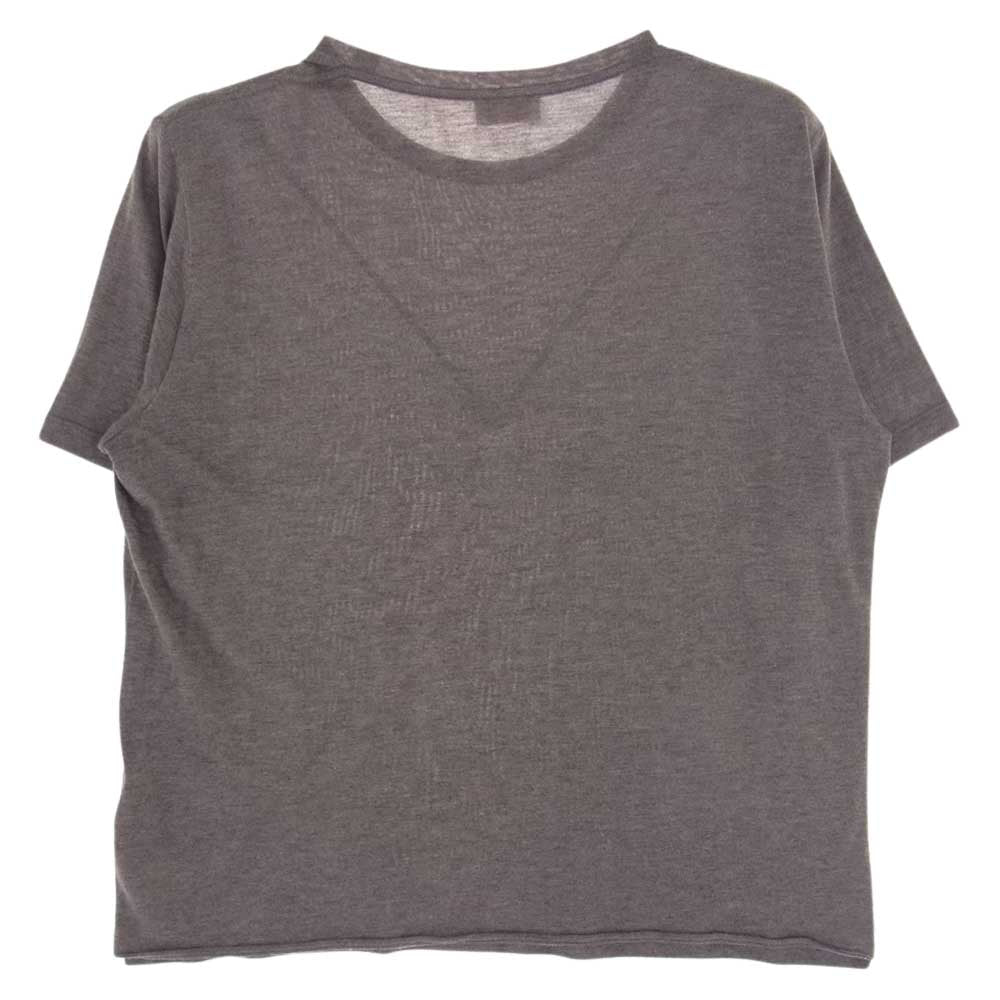 SAINT LAURENT サンローラン 500898 YB2LW PARIS パリ サンダーボルト ロゴ プリント 半袖 Tシャツ パープル系 M【中古】