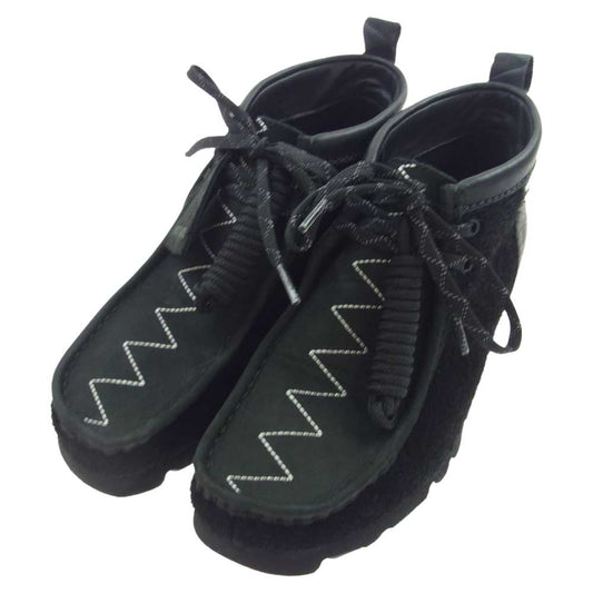 NEIGHBORHOOD ネイバーフッド 26166768 × Clarks Wallabee BT GTX Black クラークス ワラビー BT GTX ブラック シューズ ブラック系 us7.5【新古品】【未使用】【中古】