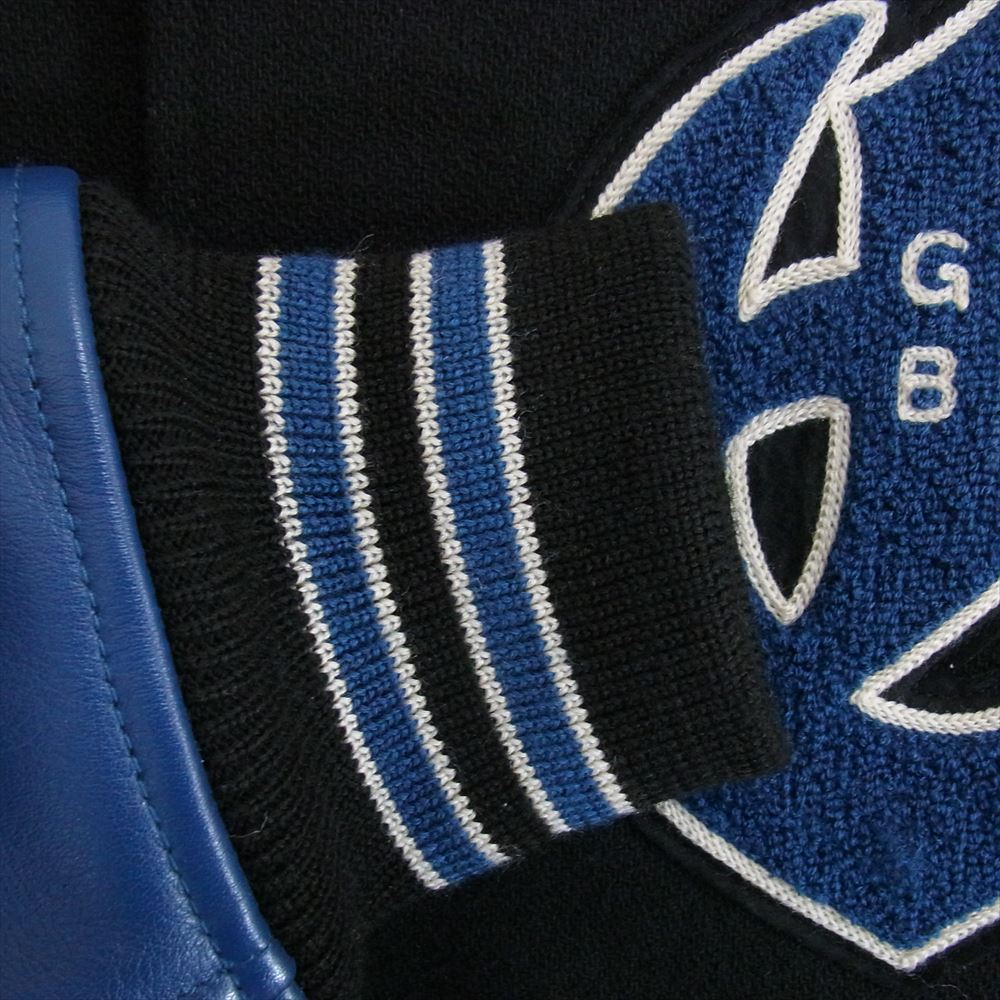 COOTIE クーティー CTE-16A218 1st. PLACE JACKET 袖レザー メルトン スタジャン スタジアム ジャケット ブラック系 M【美品】【中古】