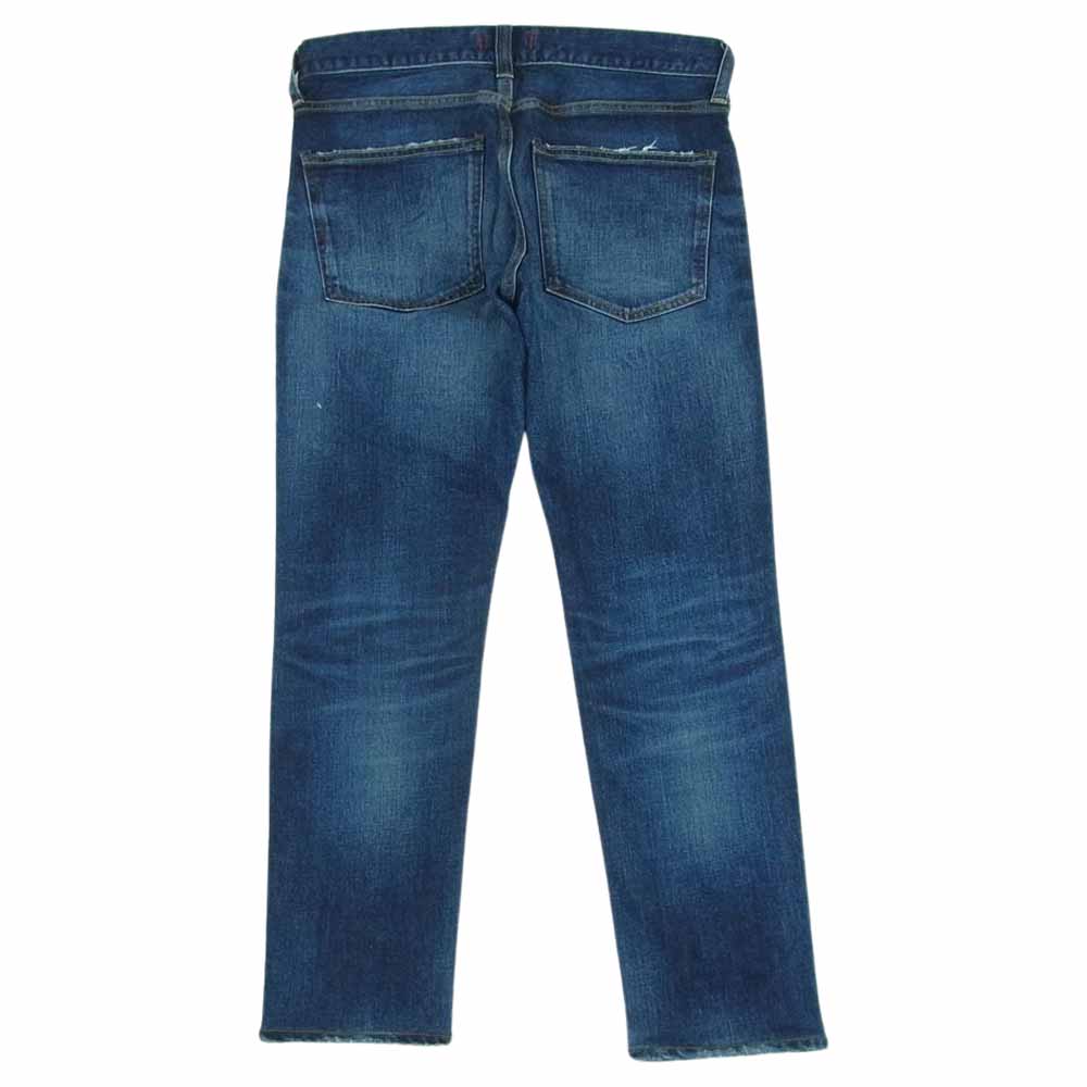 レッドカード 71860U Rhythm リズム スリム テーパード ダメージ加工 ボタンフライ デニム パンツ インディゴブルー系 29【中古】