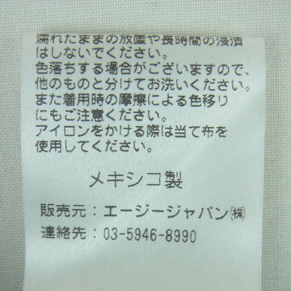 AG エージー 1783LBK リペア加工 ストレート ブラック デニム パンツ メキシコ製 ブラック系 30R【美品】【中古】