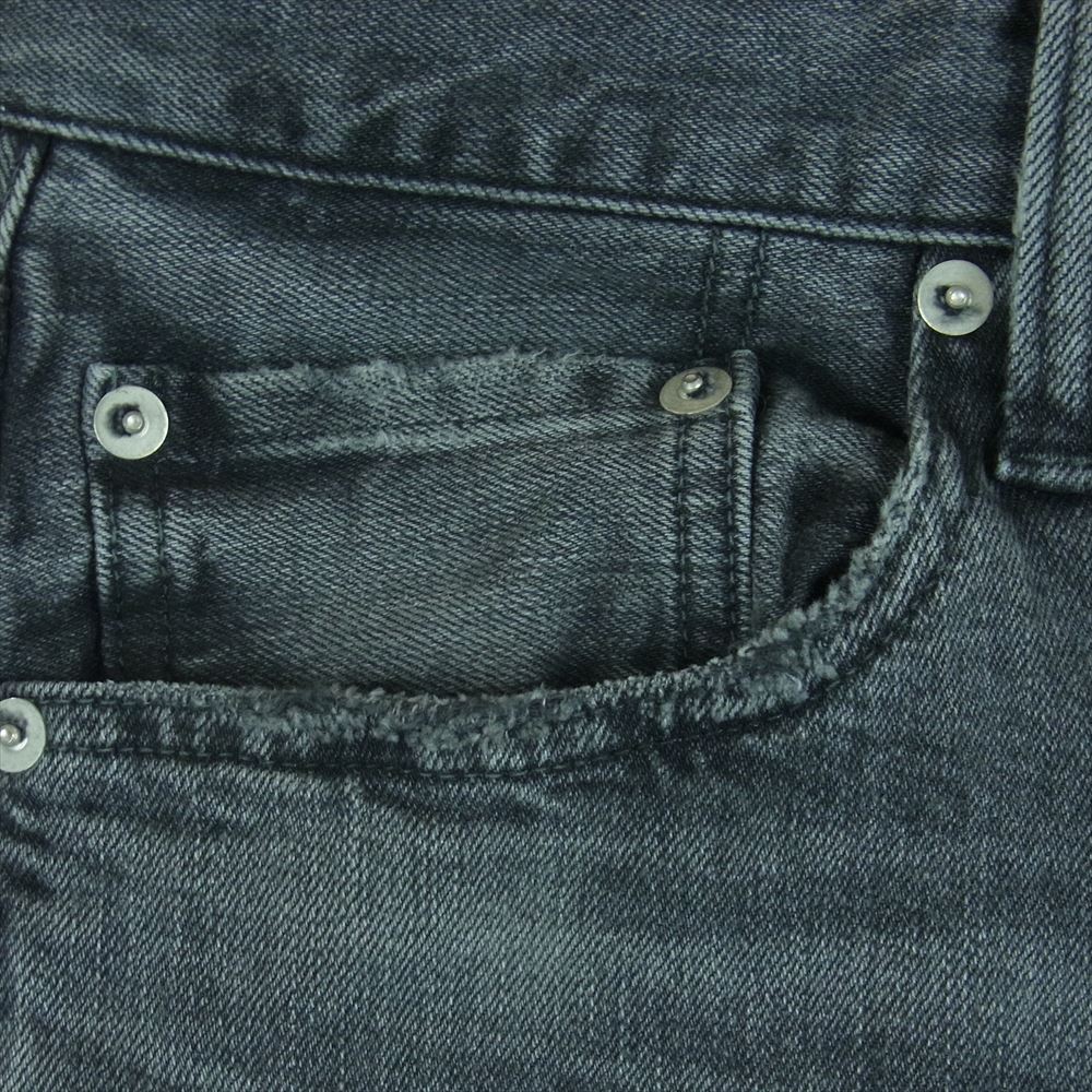 レッドカード Rhythm リズム スリム ストレート テーパード デニム パンツ 日本製 グレー系 30【中古】