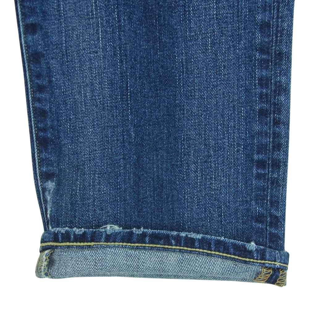 レッドカード 12880 Brother Tapered ブラザー ウォッシュ ユーズド加工 テーパード ストレート デニム パンツ インディゴブルー系 29【美品】【中古】