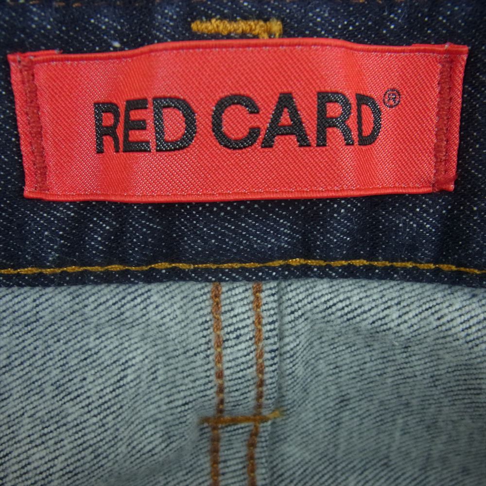 レッドカード 61861 Rhythm リズム ボタンフライ ストレート デニム パンツ 日本製 インディゴブルー系 29【中古】
