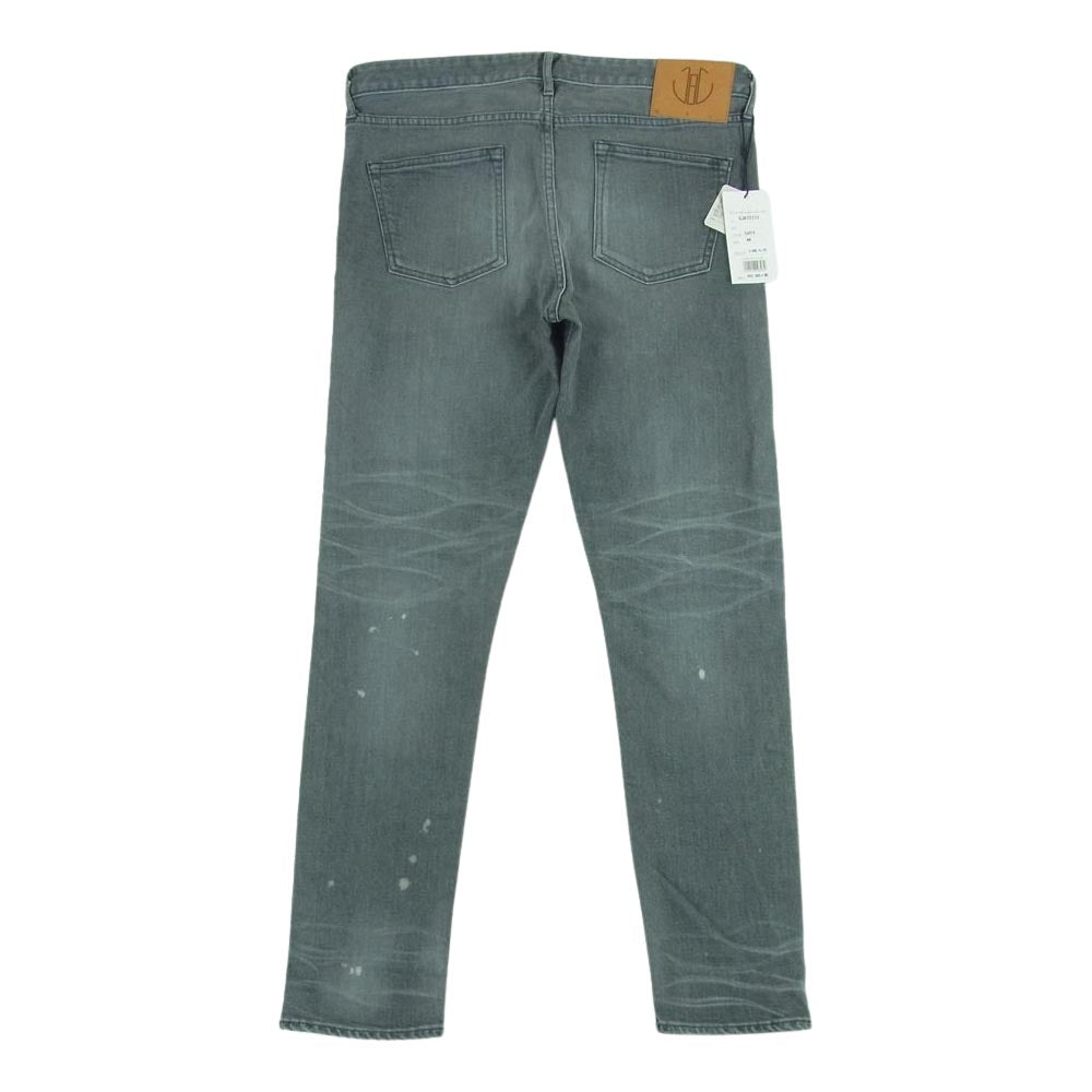 ジャパンブルージーンズ SJ872171 ダメージ リペア ペイント加工 デニム パンツ 日本製 グレー系 M【美品】【中古】