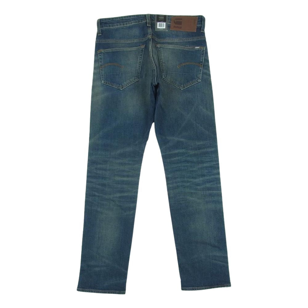 G-STAR ジースター 51003-8449-071 3301 3D TAPERED テーパード ジーンズ デニム パンツ インディゴブルー系 W29 L30【美品】【中古】