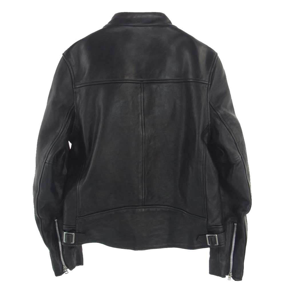 schott ショット 3181058 FREAK'S STORE フリークスストア 別注 シープスキン ダブル ライダース ジャケット ブラック系 S【極上美品】【中古】
