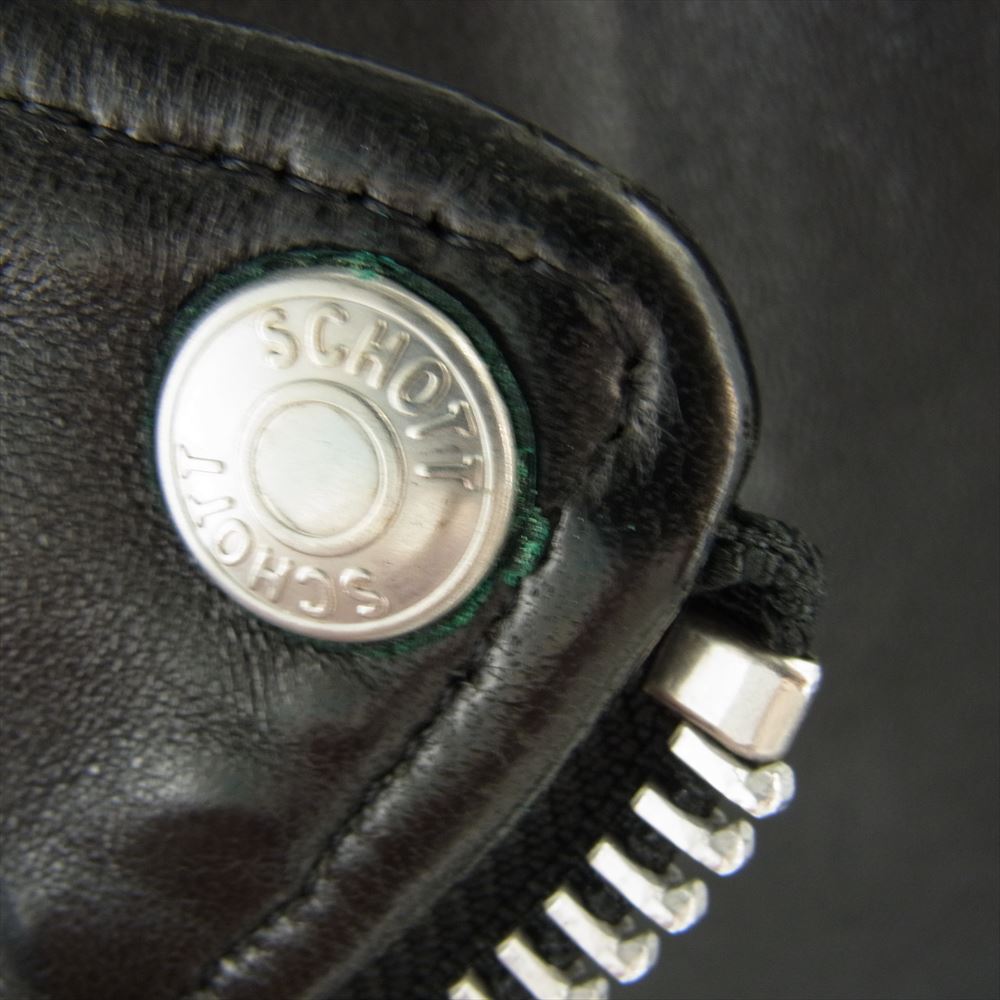schott ショット 3181058 FREAK'S STORE フリークスストア 別注 シープスキン ダブル ライダース ジャケット ブラック系 S【極上美品】【中古】