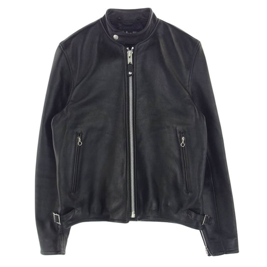 schott ショット 3111052 70s SINGLE RIDERS シープスキン シングル ライダース ジャケット ブラック系 M【新古品】【未使用】【中古】