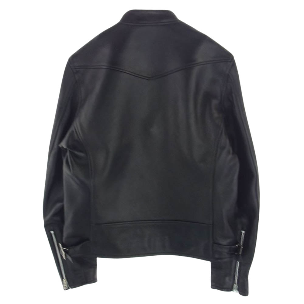 schott ショット 3111052 70s SINGLE RIDERS シープスキン シングル ライダース ジャケット ブラック系 M【新古品】【未使用】【中古】