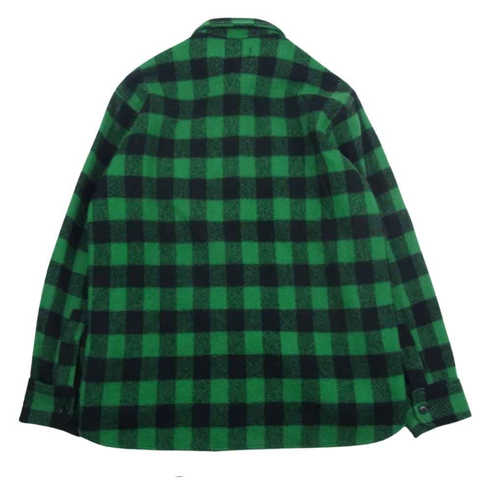 L.L.Bean エルエルビーン ヴィンテージ 60s 筆記体白タグ ブロックチェック シャツ ブラック系 グリーン系【中古】