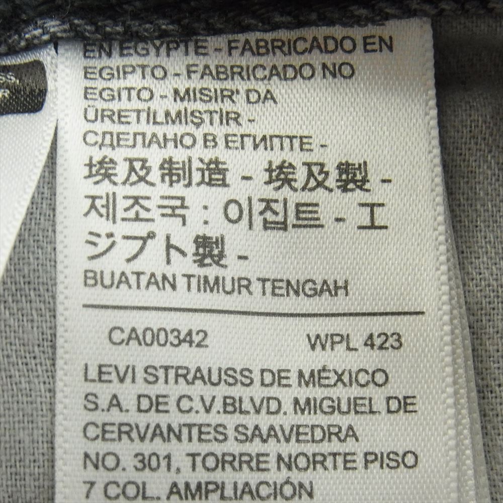 Levi's リーバイス 5013370 501 ORIGINAL FIT 加工 ブラック デニム パンツ ジーンズ エジプト製 グレー系 W30 L30【新古品】【未使用】【中古】