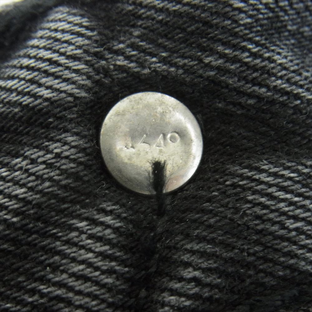 Levi's リーバイス 5013370 501 ORIGINAL FIT 加工 ブラック デニム パンツ ジーンズ エジプト製 グレー系 W30 L30【新古品】【未使用】【中古】