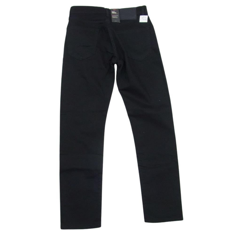 Levi's リーバイス 29507-0031 502 テーパード ストレッチ デニム パンツ ブラック系 29【極上美品】【中古】